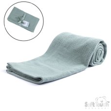 CBP60-SG: Sage Deluxe Personalisation Cellular Cotton Blanket